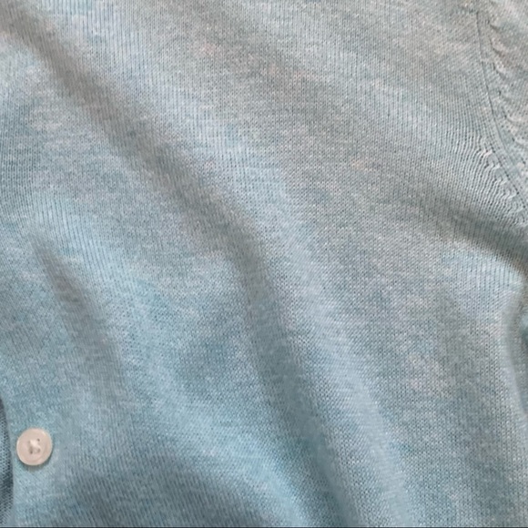 Banana Republic Light Blue Button Up Long Sleeve Cardigan - Size Small - Picture 3 of 6
